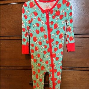 Posh Peanut strawberry romper